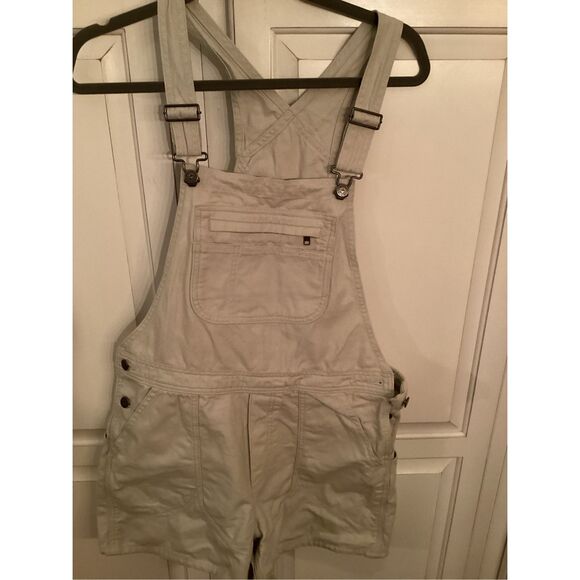 Patagonia Stand Up Short Overalls Sz M Dyno White - Picture 2 of 11